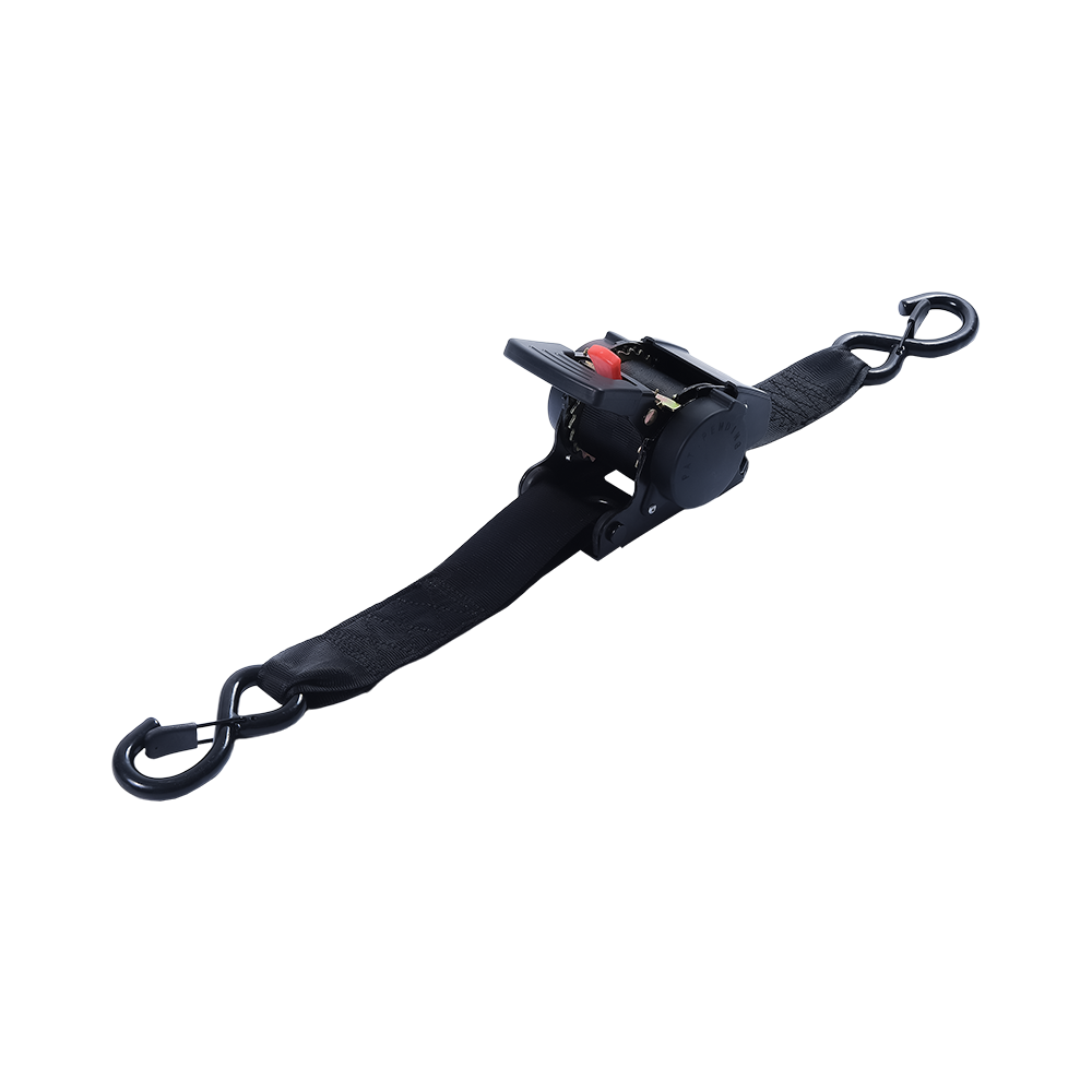 Curele de ancorare a încărcăturii auto retractabile reglabile de 2 inch cu cârlig de siguranță în formă de S