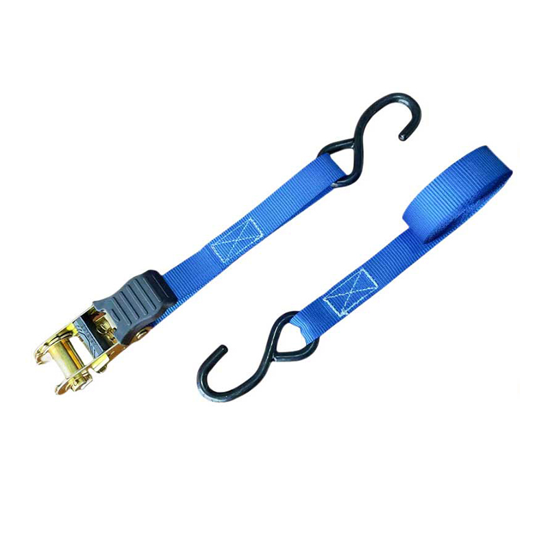 Curea cu clichet cu mâner pentru degetul mare, 1 inchi x 15 pi, cu cârlige S acoperite cu vinil