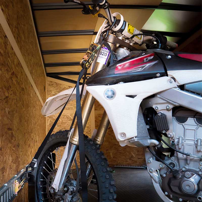 Mini curea cu clichet pentru motociclete 1'' X 7' cu cârlige S