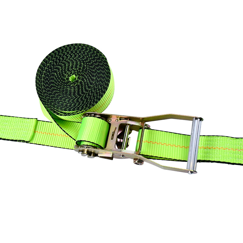 Curea cu clichet verde de 4' X 30 pi cu cârlige plate