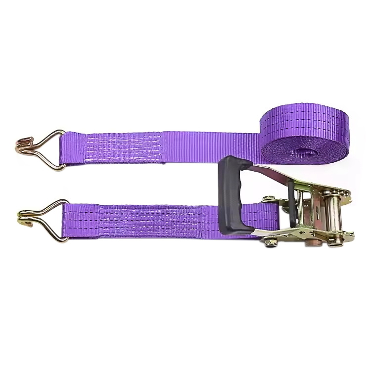 Curea cu clichet cu mâner din cauciuc cu degete violet de 38 mm, cu cârlige din sârmă