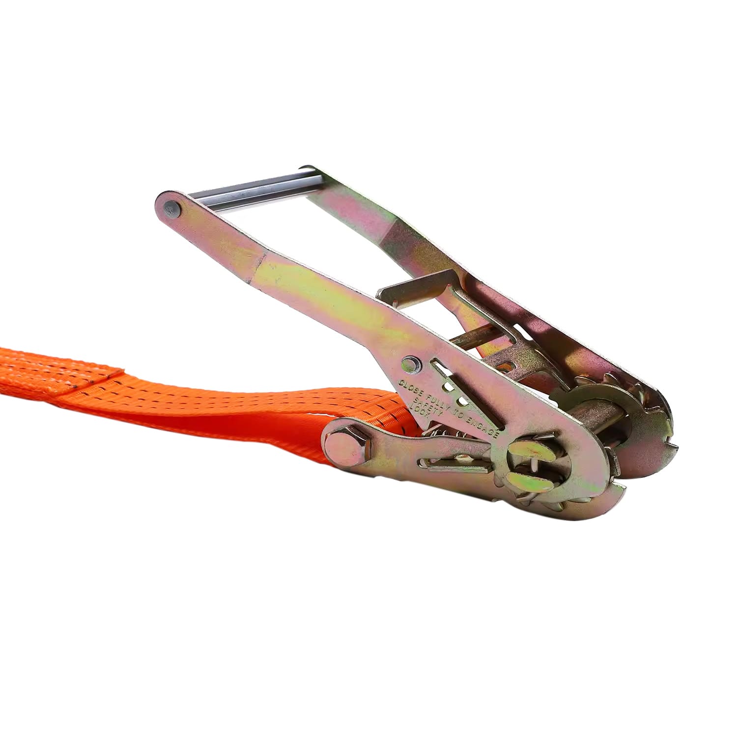 Curea de ancorare pentru încărcătură cu clichet cu mâner standard din zinc colorant 3t de 38 mm