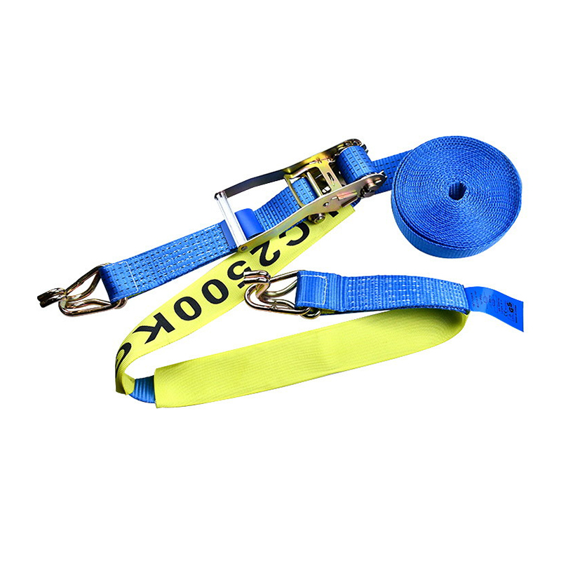 Frânghiile de ancorare pentru încărcătură cu clichet standard australian personalizate de 50 mm ale mărcii Force, cu mâneci Frânghiile de ancorare pentru încărcătură cu clichet standard australian personalizate de 50 mm ale mărcii Force, cu mâneci