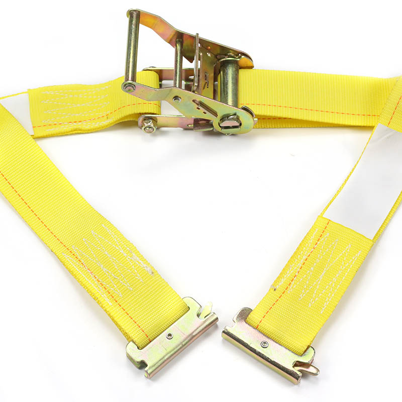 Curea cu clichet E-Track de 2 inchi, albastru galben