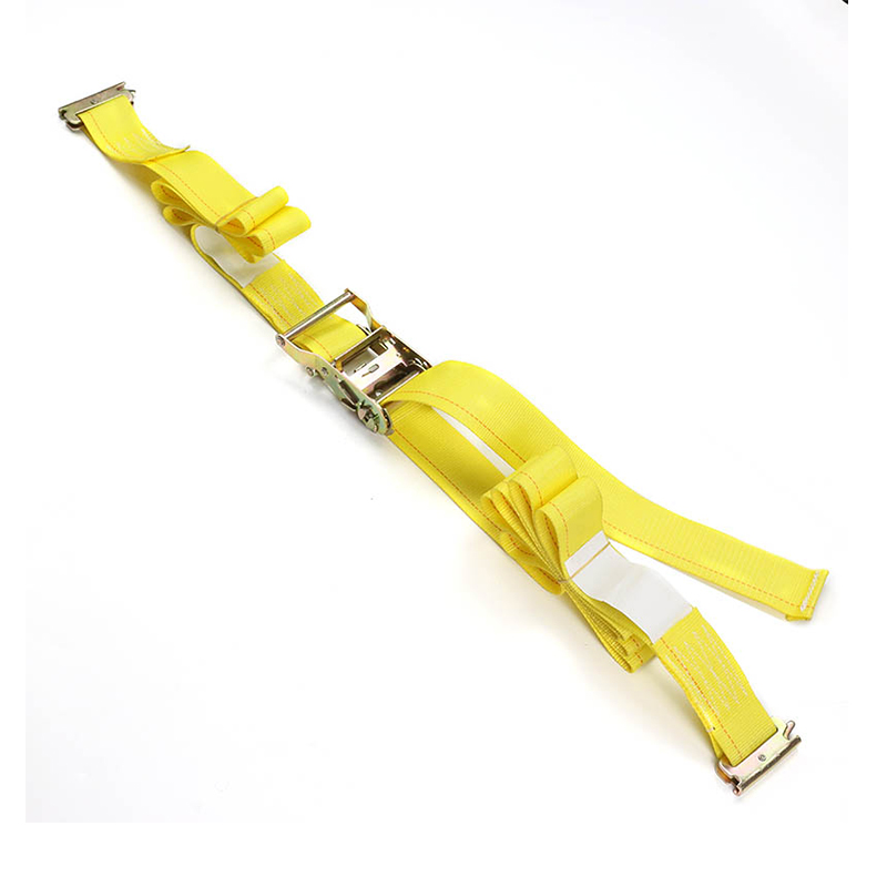 Curea cu clichet E-Track de 2 inchi, albastru galben Curea cu clichet E-Track de 2 inchi, albastru galben