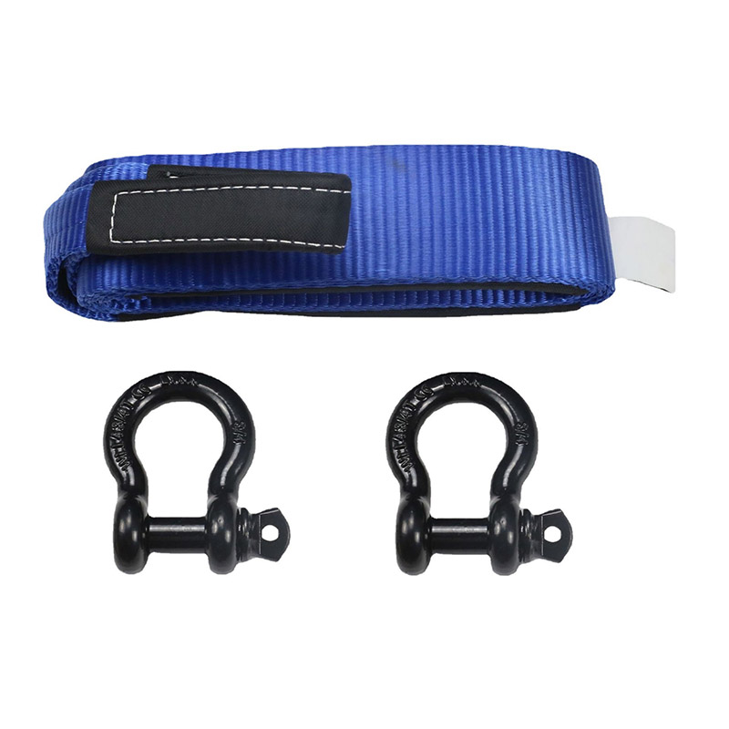 Curelele de remorcare D Shackle Blue
